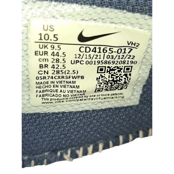 Nike Air Max Men’s 10.5 Multicolor Suede Mesh Sneakers CD4165-017 (Flaw) - Picture 11 of 11